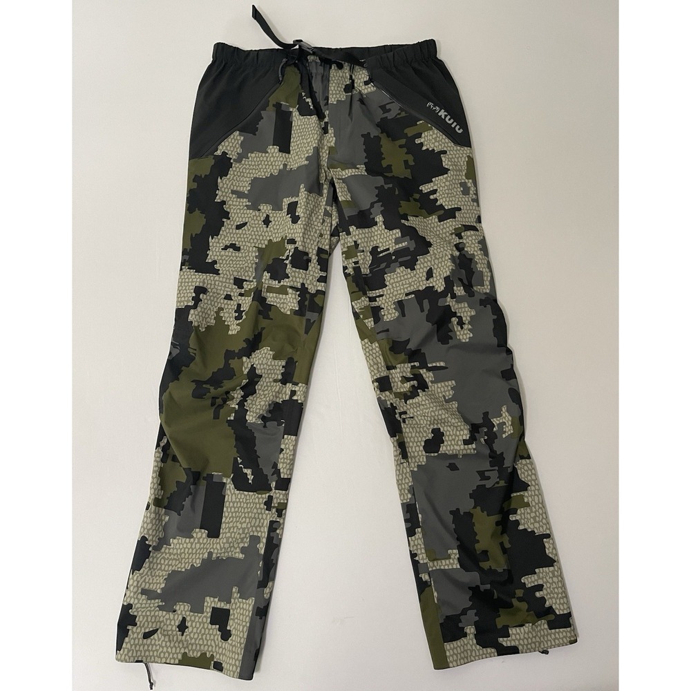 Kuiu Northridge Mens Large Rain Pants Camouflage Hunting